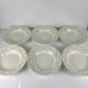 Set of 6 deep plates GIEN, Primefleur creation, "Constellation" model, 1950.