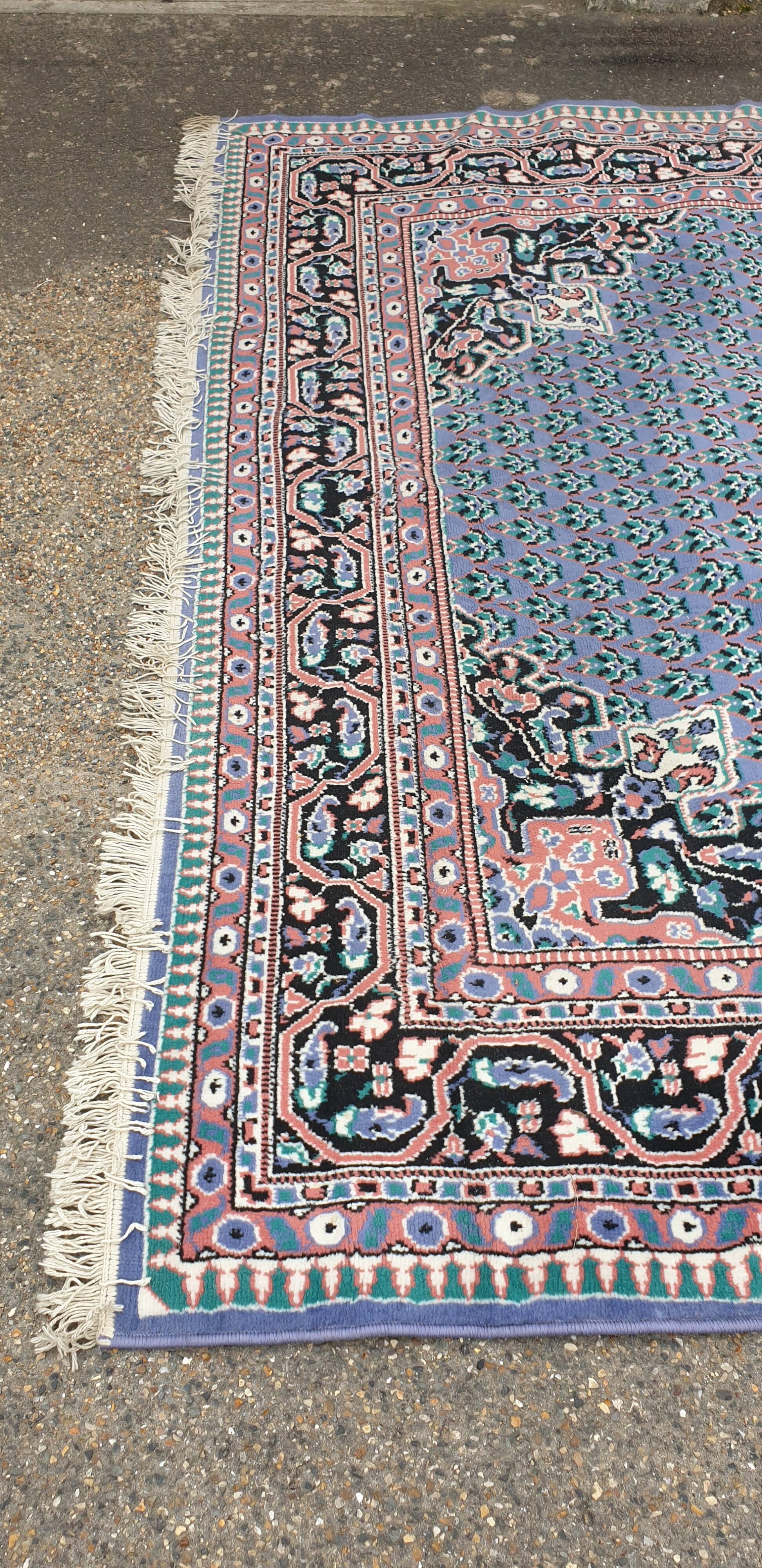 Oriental carpet wool