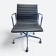 Navy Blue Herman Miller Original Eames EA335 Low Back Office Chair Castor b