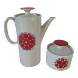 Hans théo baumann coffee pot and sugar bowl for thomas
