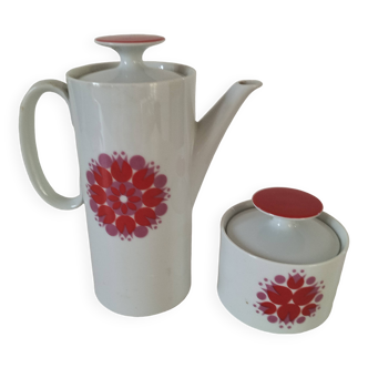 Hans théo baumann coffee pot and sugar bowl for thomas