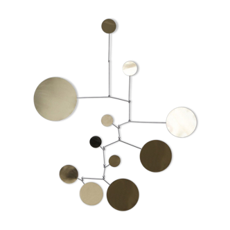 Mobile modernist brass 79x70cm