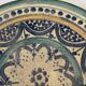 Plat en céramique glaçure crème Tunisie diamètre 23 cm xvii ou xviiie