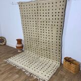 Tapis berbère a pois fait main 250 X 150 CM