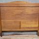 Art Deco period centre bed in marquetry circa 1930-1940