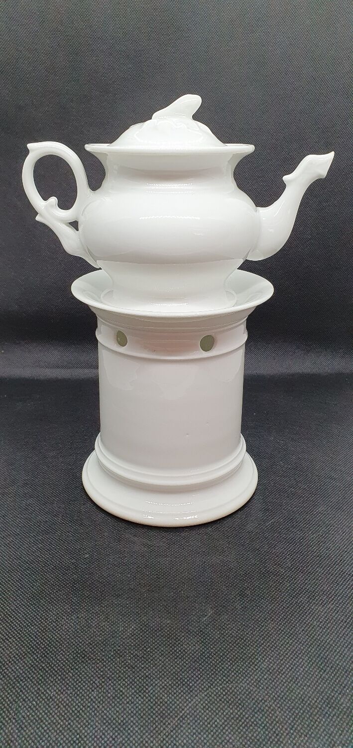 Porcelain herbal tea pot