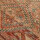 Peach Vintage Moroccan Rug 173 x 383 cm, Berber Wool Rug, Handmade Boho Rug