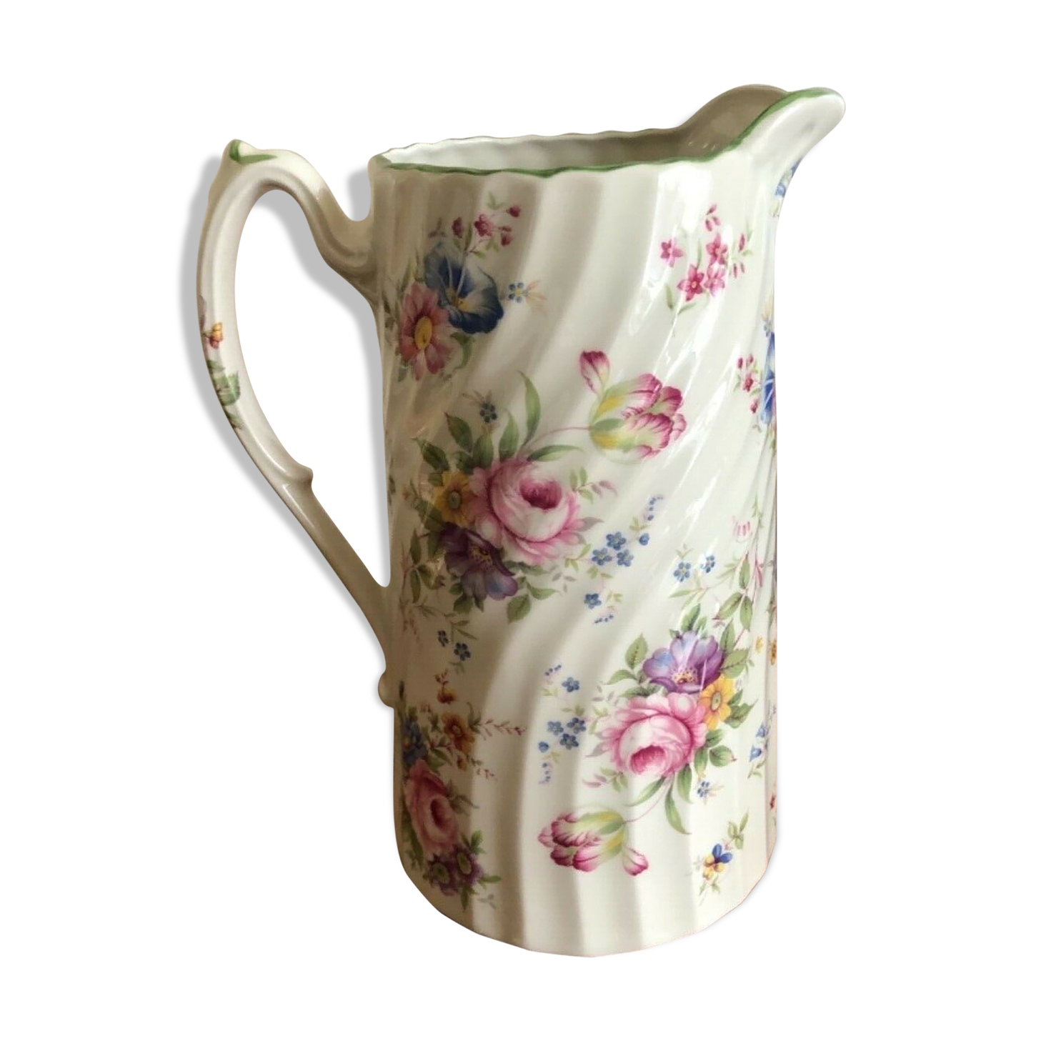 Romantic pitcher vase modern pink décor