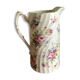 Vase pichet romantique décor roses moderne