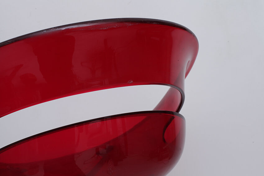 Fauteuil vintage pléxi rouge Arik Levy 1979