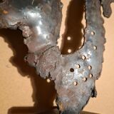 Handcrafted wrought iron sculpture