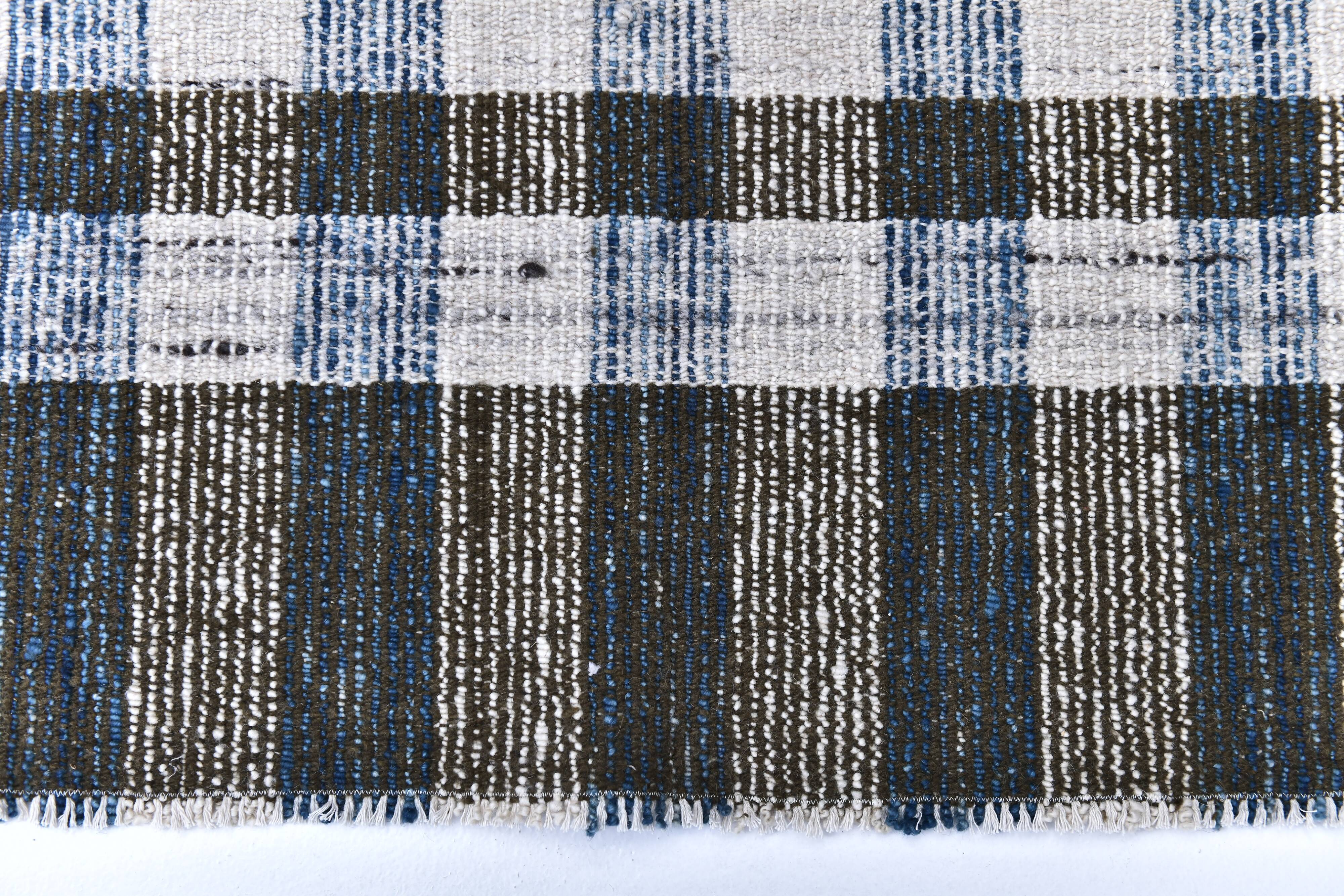 190x290 cm medium kilim rug, cream beige black mustard kilim rug