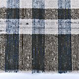 190x290 cm medium kilim rug, cream beige black mustard kilim rug