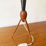 Teak tripod lamp 60s
