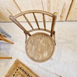 Chaise bistrot en bois