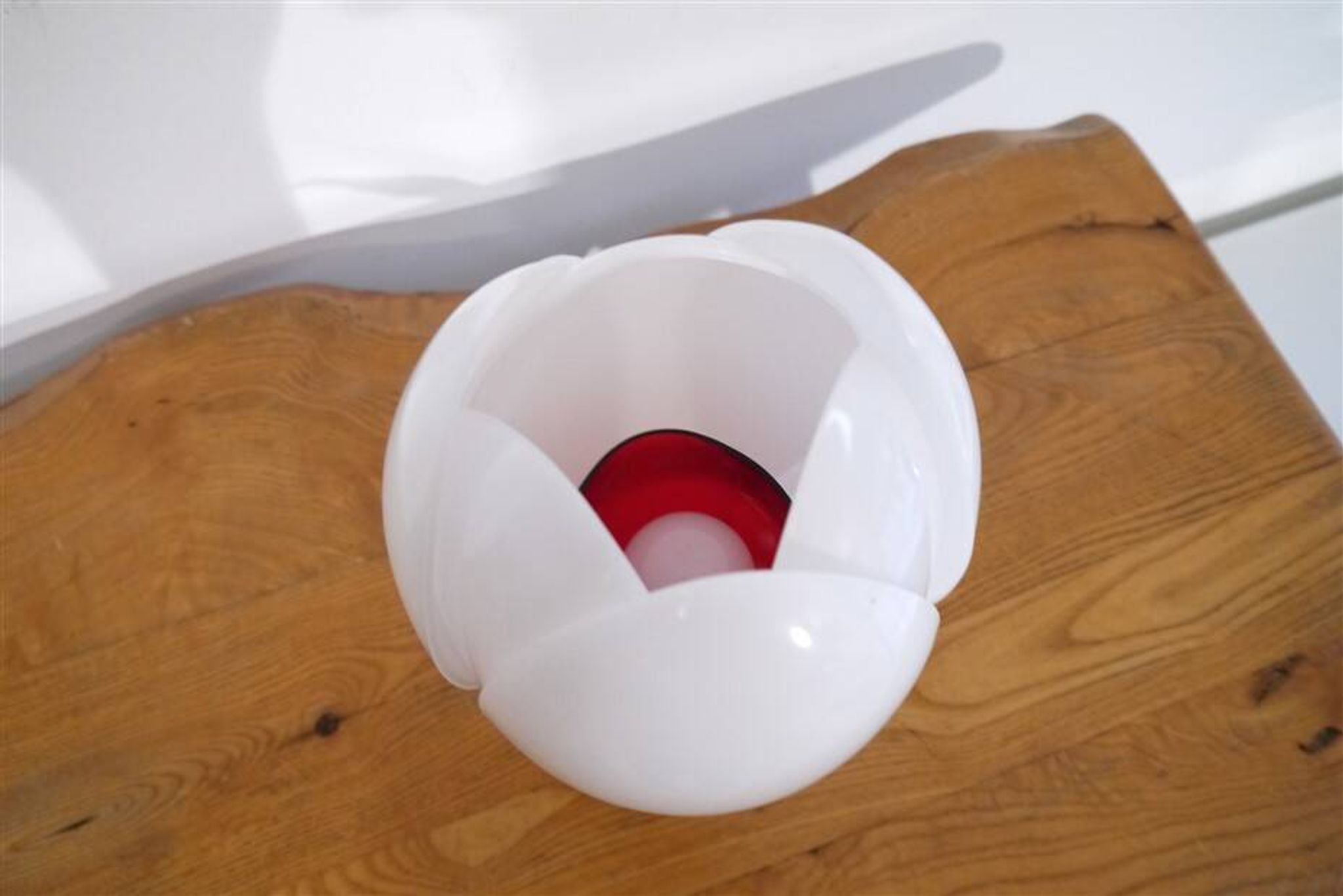 Lampe tulipe en plexi de Yngve ekstrom 1970