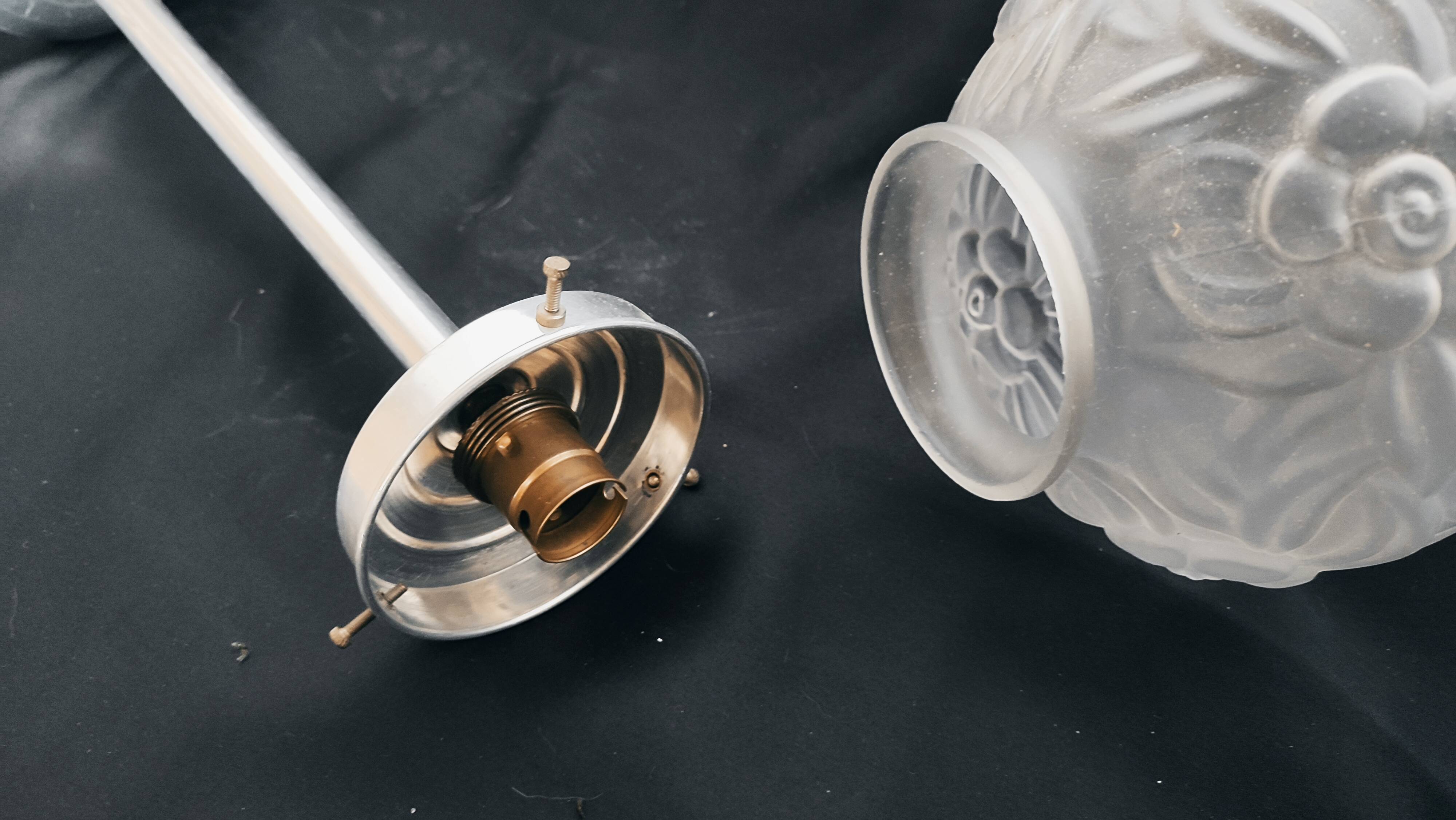 Art Deco ball pendant light