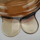 Old amber vision flat casserole dish 2.5l
