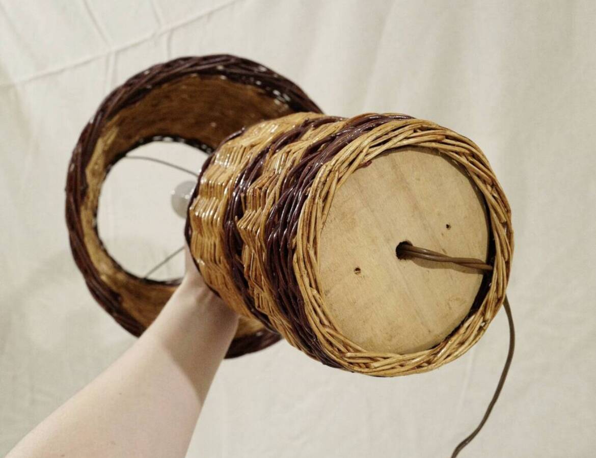 Rattan lamp