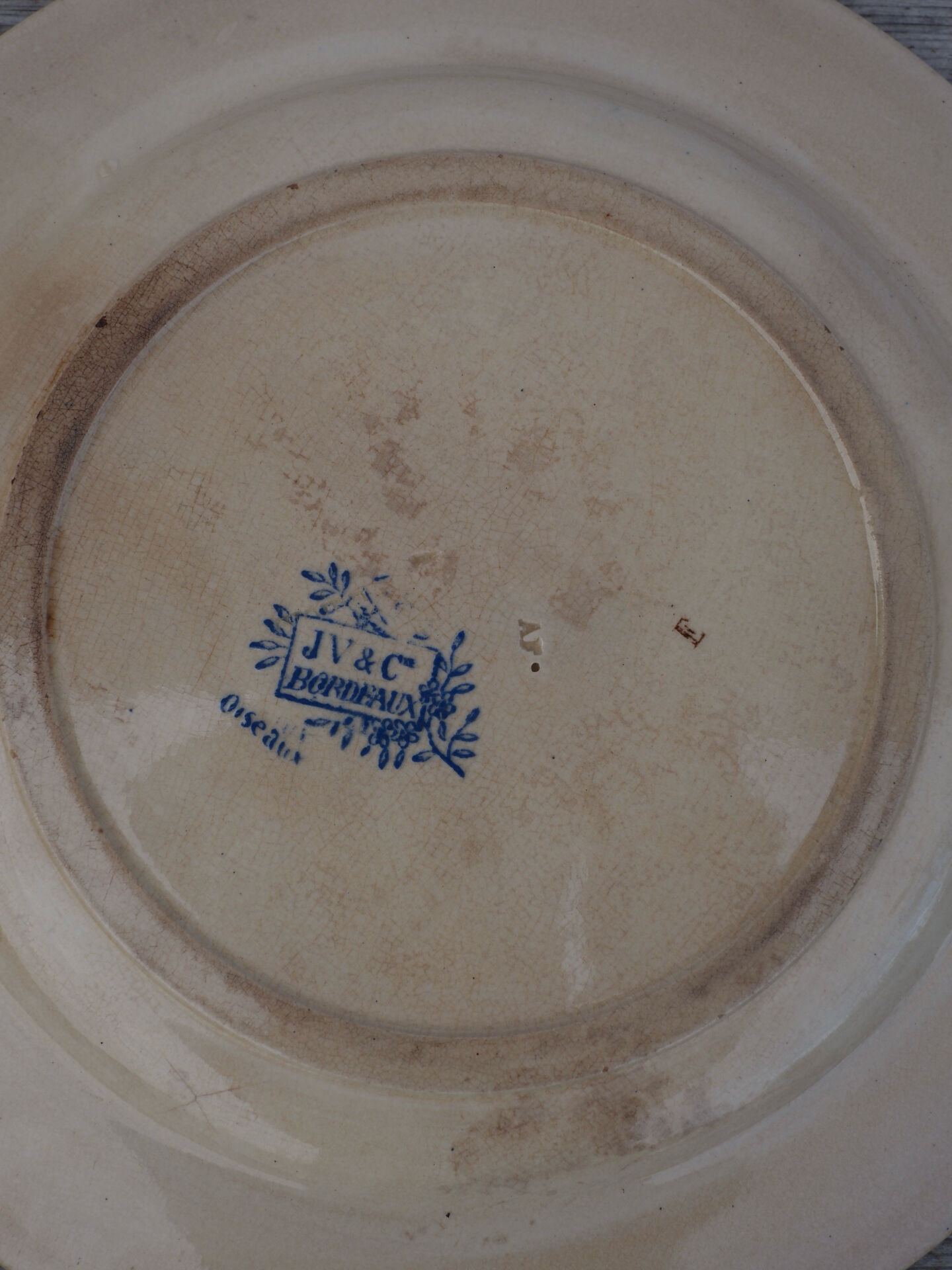Plate dish Jules Vieillard, 1870