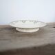 Cake dish on foot, old compotier by the Sarreguemines factory, France