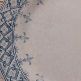 Set of 12 ironstone plates model "Andrée", Creil and Montereau, 23cm