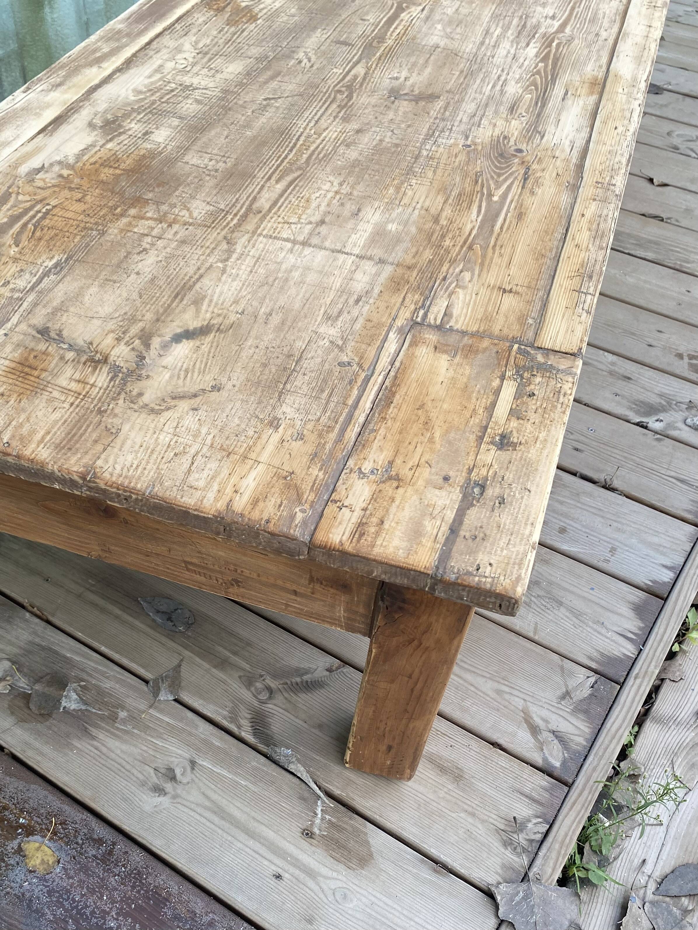 Wooden Farmhouse Coffee Table