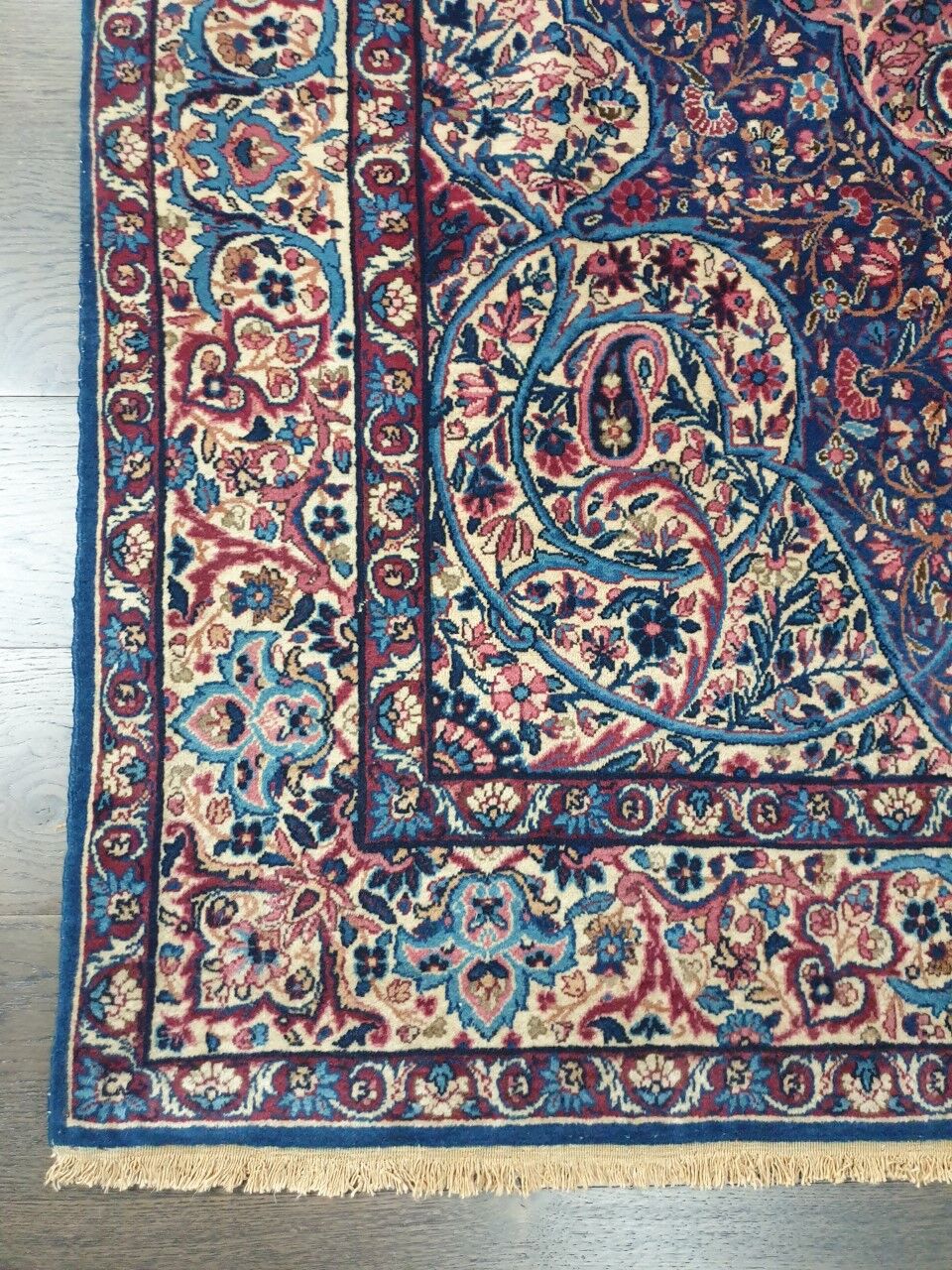Handmade Kerman rug