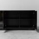 Enfilade en bois noir brillant cidue