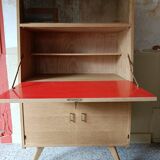 Vintage secretary with compass feet renovated