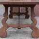 Spanish table with oak lyre legs (19th century)