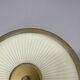 round 36cm metal Gino Sarfatti Style wall Ceiling Light Flushmount, Italy 1950s