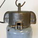 Midcentury grey enamel industrial ceiling lamp, 1950s