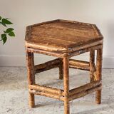 Table basse bambou vintage