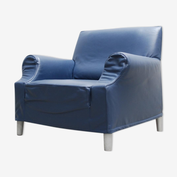 Lazy Working leather armchair by Philippe Starck for Cassina