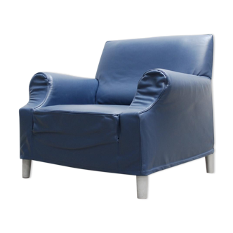 Lazy Working leather armchair by Philippe Starck for Cassina