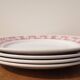 Antique dessert plates x4