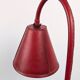Jacques Adnet floor lamp in red leather, mid-century modern, France, 1960s
