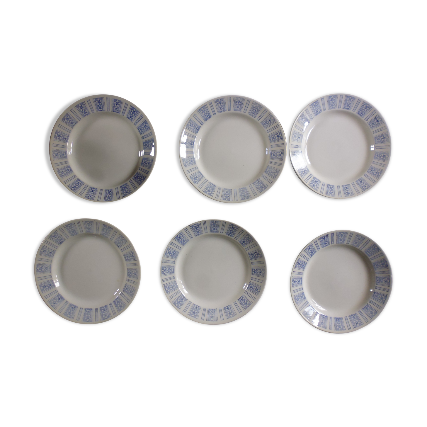 6 gien Nogent flat plates