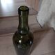 Old thick glass bottle
