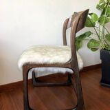 Pair of Baumann chairs model "Traineau"