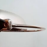 Cobra leather desk lamp by Traso Milano 1988