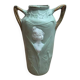 Vase Art nouveau Schäfer & Vater Jugendstil biscuit vert vers 1900
