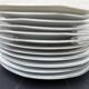 Set of 12 dessert plates in Sologne porcelain.