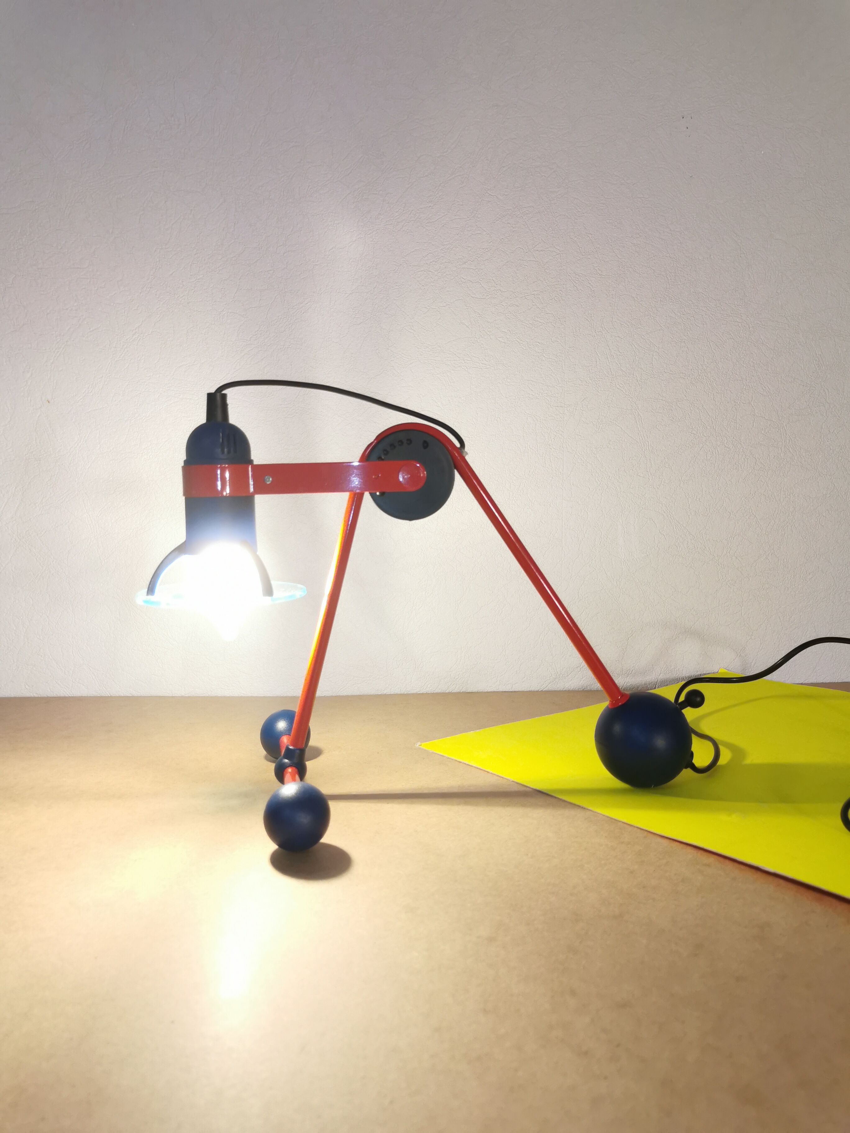 Lampe orientable postmoderne, 1980
