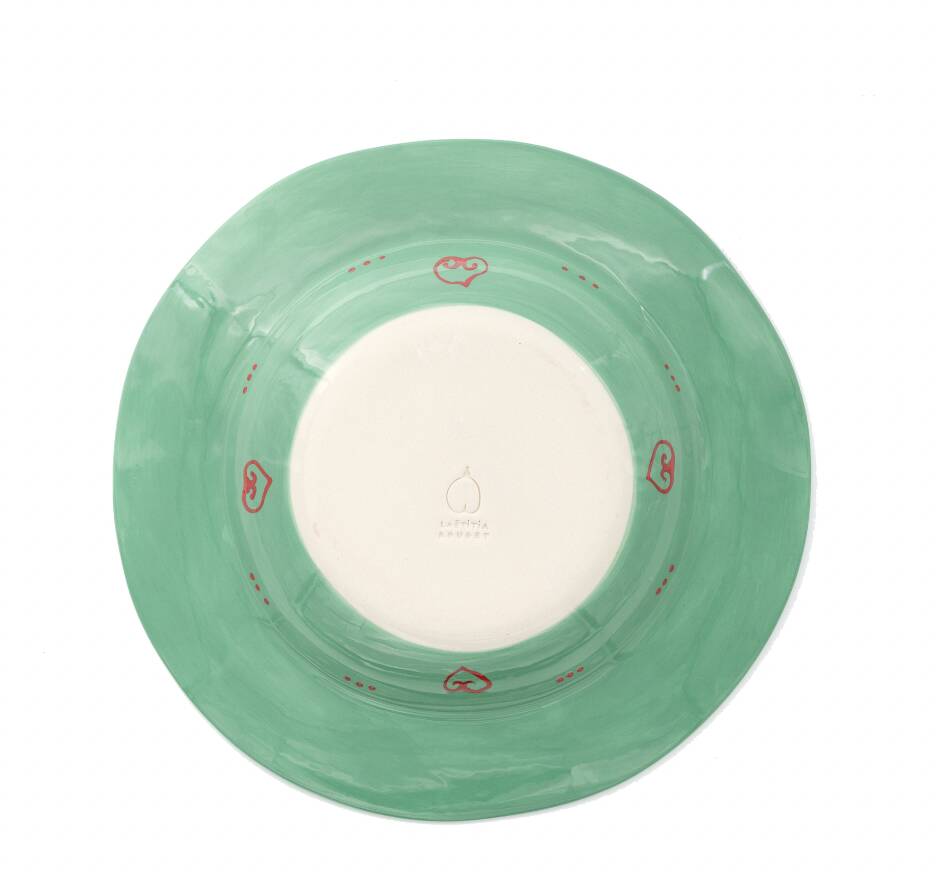 Assiette Green Leaf