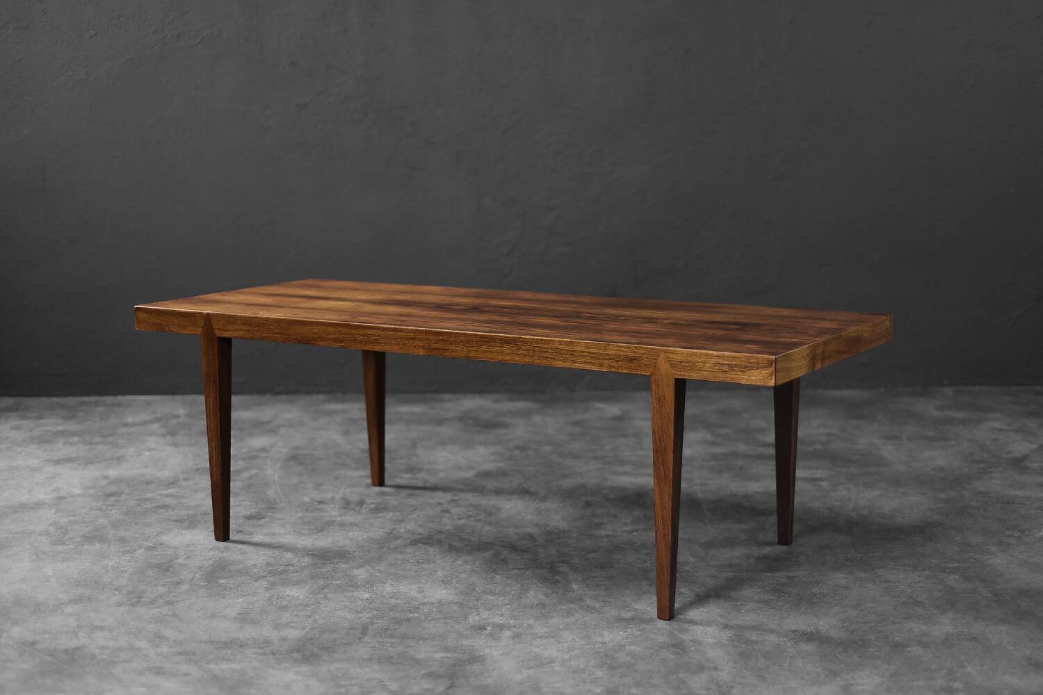 Vintage Mid-Century Danish Rosewood Coffee Table by Severin Hansen