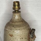 Vintage stoneware lamp base