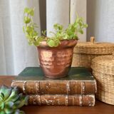 Cache-pot en cuivre Villedieu