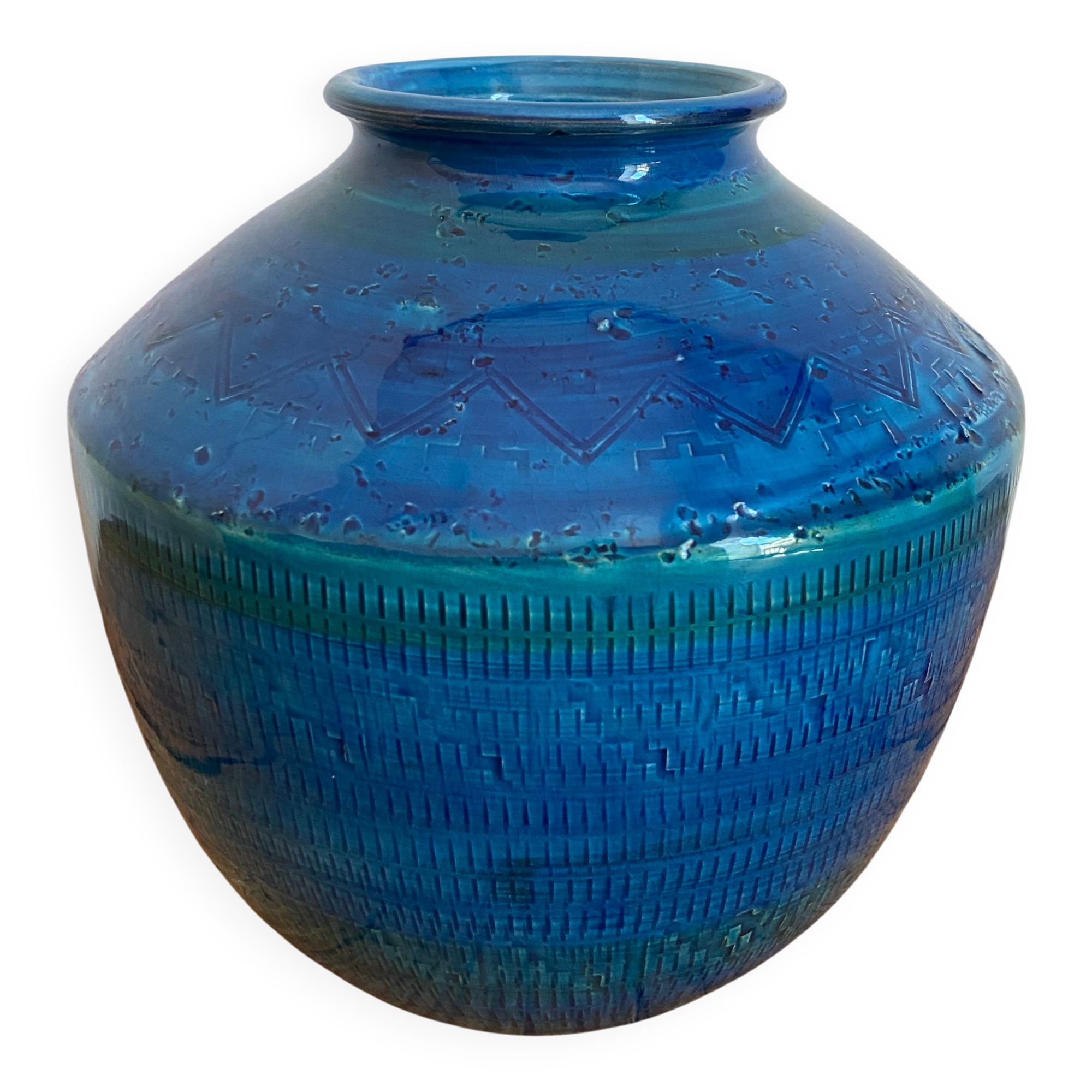 Ceramic vase by Bitossi, Italy 1970s